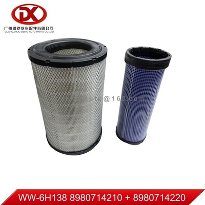 Filtro d'aria 8980714210 Parti di motore di camion ISUZU 4HK1 6HH1 8980714220