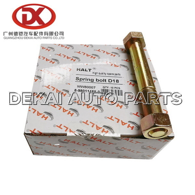 Camion ISUZU Chassis Parts Spring Bolt 8980114880 di NHR NKR 8-97056420-0